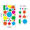 Pegatinas de Puntos de Colores para Jardín de Infancia para Decoración, Marcadores Creativos DIY, Pegatinas Redondas, Etiquetas Autoadhesivas, Pegatinas Redondas Hechas a Mano