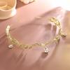 Corona de súper hada estilo Mori de celebridades de Internet de estilo coreano, tocado de princesa con colgante de cristal, accesorios para el cabello de novia, accesorios para vestido de novia