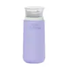 Nuevo sub-botella de silicona para viaje simple para viaje de negocios botella vacía portátil para loción botella de almacenamiento para gel de ducha champú traje