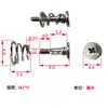 Tornillo de resorte para placa posterior de tarjeta gráfica, tornillo combinado niquelado, arcoíris jijia micro estrella núcleo tornillo de tarjeta gráfica M2