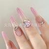 Joias Populares para Nail Art Diamantes, Bolas de Diamante Empilhadas Acabadas à Mão Quadradas Grossas de Alta Qualidade, Diamantes Brilhantes de Cristal de Vidro de Alta Qualidade para Nail Art
