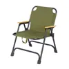 Cadeira dobrável para exterior dobrável Kermit Piquenique Acampamento Mesa portátil Cadeira Cadeira de praia Pesca Praia Cinza