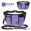 Nuevo conjunto de riñonera y correa para entrenamiento de mascotas al aire libre transfronterizo, bolsa para premios de perro, riñonera deportiva multifuncional para pasear perros