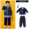 Fantasias de cheerleading infantis, trajes para a cerimônia de abertura do dia esportivo do ensino fundamental, uniformes de classe do jardim de infância e trajes para apresentações em grupo