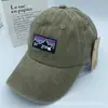 Gorra de moda europea y americana, gorra de béisbol lavada de marca de tendencia de verano, gorra casual vieja de visera curva, gorra de montaña bordada con protección solar