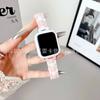 Funda Candy de Cintura Pequeña Colorblock Correa de Reloj de Moda para iwatch Apple Watch Correa de Reloj