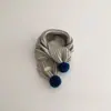 Bufanda Infantil Otoño e Invierno Nueva Moda Bufanda de Lana para Niños y Niñas, Calentador de Cuello a Prueba de Viento, Linda Bufanda Rayada Estilo Coreano
