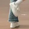 Tênis Chunky Coreano Estilo Popular de Campus Sola Grossa Sapatos Brancos para Mulheres 2026 Novo Outono Tênis Casuais Versáteis para Mulheres