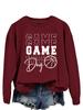 Estación independiente de Amazon juego juego juego día del juego pelota moda europea y americana Joker suéter holgado casual