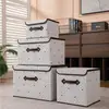Cajas de almacenamiento de tela plegables para uso doméstico, que incluyen cajas de almacenamiento de ropa, cestas, organizadores de armario y cajas de almacenamiento de juguetes, disponibles para venta al por mayor