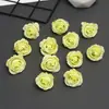 Xiaoqiao Flor de Rosa Artificial para Manualidades Broche de Pelo Arreglo Floral Pastel Decoración de Boda Decoración de Coche de Boda Flor Artificial Mayoreo