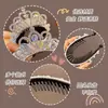 Hebilla de Pelo de Perla Corona Infantil Artefacto para Recoger el Pelo Bola Cabello Sentido Avanzado Diadema Niñas No Tira del Cabello Pinza Agarre Súper Inmortal