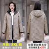 Overol Delantal de Manga Larga con Forro Polar para Adulto Moda Coreana Ropa de Trabajo para Mujer Abrigo de Trabajo Abrigo de Protección Laboral Trabajo Otoño e Invierno