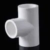 Conexões de tubo de PVC branco, conectores de entrada e saída para tanque de água, cotovelos, conectores T retos e angulados, válvulas de esfera de união, cola, tubos de bico de pato
