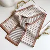 Bufanda de Polka Dots Estilo Francés Cinta de Tinta Estilo Retro Lazo para Bolso Bufanda Decorativa Bufanda Pequeña Larga para el Cabello Bufanda Fina Estrecha Nueva para Mujer