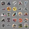 50 Piezas de Pegatinas para Motocicletas Todoterreno, Serie de Tendencia para Coches Impermeables Geniales Pegatinas de Grafiti para Cuadernos y Fundas de Teléfono, Al por Mayor