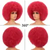 Explosão de cabelo AFRO transfronteiriça Peruca de cabeça Afro Africana Cor de performance Fãs Bola Engraçado Engraçado Vestido