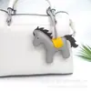 Nuevos Adornos de Caballo de Cuero, Colgantes Mascota del Año del Caballo, Decoraciones Colgantes de Cuero para Espejo Retrovisor de Coche y Bolsos