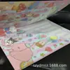 Carpeta de Bolsillo Plegable en Forma de Abanico de PP Espesor 0.2mm Espejo de PP Folleto de Información Fiesta de Cumpleaños Dibujos Animados Carpeta de PP con Doble Bolsillo en Forma de L