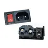 C18 Industrial Tipo II AC Dos en Uno 10A250V Enchufe Certificado CCC AC-03A 2 Pines 2 Patas KC