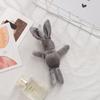 Muñeco Conejo Deseante Muñeco Conejo Patilargo de Terciopelo Coreano Juguete de Peluche Colgante Ramo de Flores Inmortales Caja de Regalo Muñeco