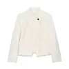 Saia Blazer Cropped Elegante com Franjas Estilo Europeu e Americano Transfronteiriço 2026 Nova Moda Feminina Atacado 2717905