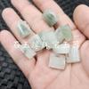 Colgante de Jade Tianshan Cui Candado Pequeño Jade Verde Esmeralda Flor Flotante Jade Roca Cuarzo Candado de Jade Pulsera Collar Aretes Horquilla Colgante