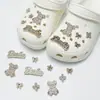 2026 Moda Nuevo Versátil Zueco de Oso con Cuentas Accesorios para Zapatos DIY Dijes Desmontables para Zapatos Hebillas de Zapatos de Alta Gama