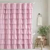 Cortina de Ducha de Encaje Lolita de Amazon Hecha a Medida Baño Estilo Americano Empalme Cortina Divisoria de Baño Cortina de Ventana Artesanal Venta al por Mayor