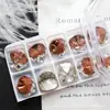 Cristal K9 Lapidado Quadrado 10mm Sem Fundo Perfurado Bola Empilhável Pedras Strass Decorações de Nail Art Dazzling de Alta Qualidade Premium
