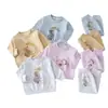 Conjunto casual de sudadera para bebé para otoño e invierno, conjunto de dos piezas para bebés e infantes, conjunto deportivo de primavera para niños y niñas, prenda exterior superior y pantalón deportivo