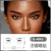 Pegatinas de Tatuaje para Ojos con Foil Dorado Estilo Europeo y Americano Impermeables Resistentes al Sudor de Larga Duración Temporales Maquillaje para Fiestas Pegatinas de Maquillaje Estilo Ins Transfronterizo