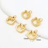 Chapado en Oro Real de 18K Color que se Conserva Fortuna Ábaco Colgante Pequeño Joyería DIY Encanto Pequeña Pendientes Colgantes para Orejas Pulsera D104