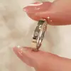 Anillos de Venta Caliente Transfronterizos para Parejas Enamoradas, Anillos de Boda de Lujo de Gama Alta de Nicho, Anillos de Compromiso, Venta al por Mayor de Joyería
