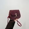 Bolso Pequeño de Color Sólido Combinable Estilo Ins para Mujer Primavera y Verano 2025 Bolso de Hombro Cruzado Estilo Coreano Bolso Cuadrado Pequeño Bolso Elegante para Mujer