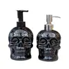 Frasco de Cerâmica com Bomba para Higienizador de Mãos de Caveira de Halloween Frasco de Reposição para Loção de Banho Frasco de Reposição de Cerâmica Personalizado Transfronteiriço