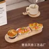 Posavasos de Bambú Transfronterizos Rectangulares Forma Especial Múltiples Tamaños Posavasos para Té Tapetes para Macetas Redondos Posavasos DIY Logo