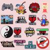 Broche periférico de nueva serie de juegos transfronterizo, insignia de traje de modelado de píxeles de animación de dibujos animados de personalidad creativa, venta al por mayor