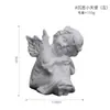 Figura de Resina de una Niña con un Corazón Femenino, Decoración de Escritorio, Ángel Lindo, Hada de las Flores Vintage Estilo Europeo