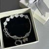 Venta Caliente Al Por Mayor Gato Kt Campana de Corazón Pulsera DIY Femenina Hecha a Mano con Cuentas Pulsera para Mejor Amiga Novia Estudiante