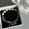 Venta Caliente Al Por Mayor Gato Kt Campana de Corazón Pulsera DIY Femenina Hecha a Mano con Cuentas Pulsera para Mejor Amiga Novia Estudiante