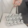 Bolsa de Acrílico para Comércio Exterior para Mulheres 2024 Novo Estilo Vintage de Alta Qualidade Mesma Corrente Xiaohongshu Bolsa Caixa para Mulheres Tendência