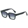2026 Nuevas Gafas de Sol Cuadradas de Moda con Montura Grande Estilo Europeo y Americano Lujo Acetato Cuadradas con Remaches Gafas de Sol