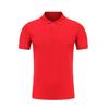 Camisa Polo Masculina de Algodão Puro Cor Sólida de Verão Logo Personalizado Estampado Gola Lapela Macacão Manga Curta Camiseta Ferramenta Personalizado DIY