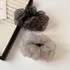 Grampo de Banana Elegante e de Alta Qualidade com Estampa de Leopardo Retrô para Mulheres, Novo Estilo de Hong Kong Moda Commuter Prendedor de Cabelo, Clip Torcido Tendência de Celebridade da Internet