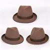 Sombrero de Malla Transpirable de Verano Transfronterizo, Sombrero de Paja Estilo Británico Jazz, Sombrero para el Sol, Sombreros para Hombres y Mujeres, Venta al por Mayor Personalizada