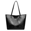 Bolsas para Mulheres 2025 Nova Moda Casual Bolsa Tote Grande Capacidade para o Dia a Dia Tecida de Alta Qualidade Bolsa de Ombro Único para Axila PU