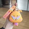 Monedero de Silicona de Dibujos Animados Más Vendido Aguas Abajo Llavero Lindo de Conejo Rockero Colgante para Bolso para Niñas