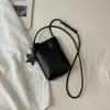 Bolso Pequeño Texturizado de Color Sólido Elegante para Mujer Verano 2026 Nuevo Bolso Sencillo Casual para Teléfono Móvil Moda Coreana Bolso Cruzado