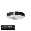 Simples Moderno High-end Luz de Luxo Metal Espelho Armazenamento Bandeja Redonda Sala Modelo Taça de Vinho Vinho Decoração Enfeites-